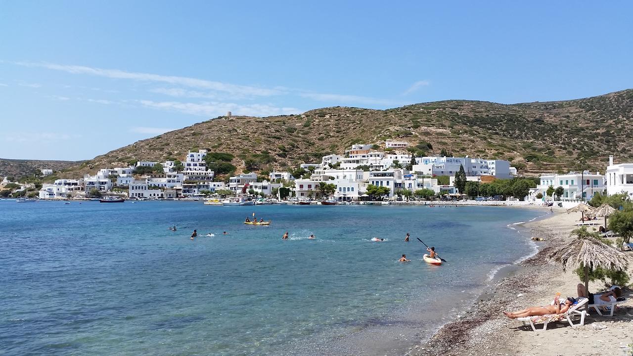 Amorgos Pearls Katapola Bagian luar foto