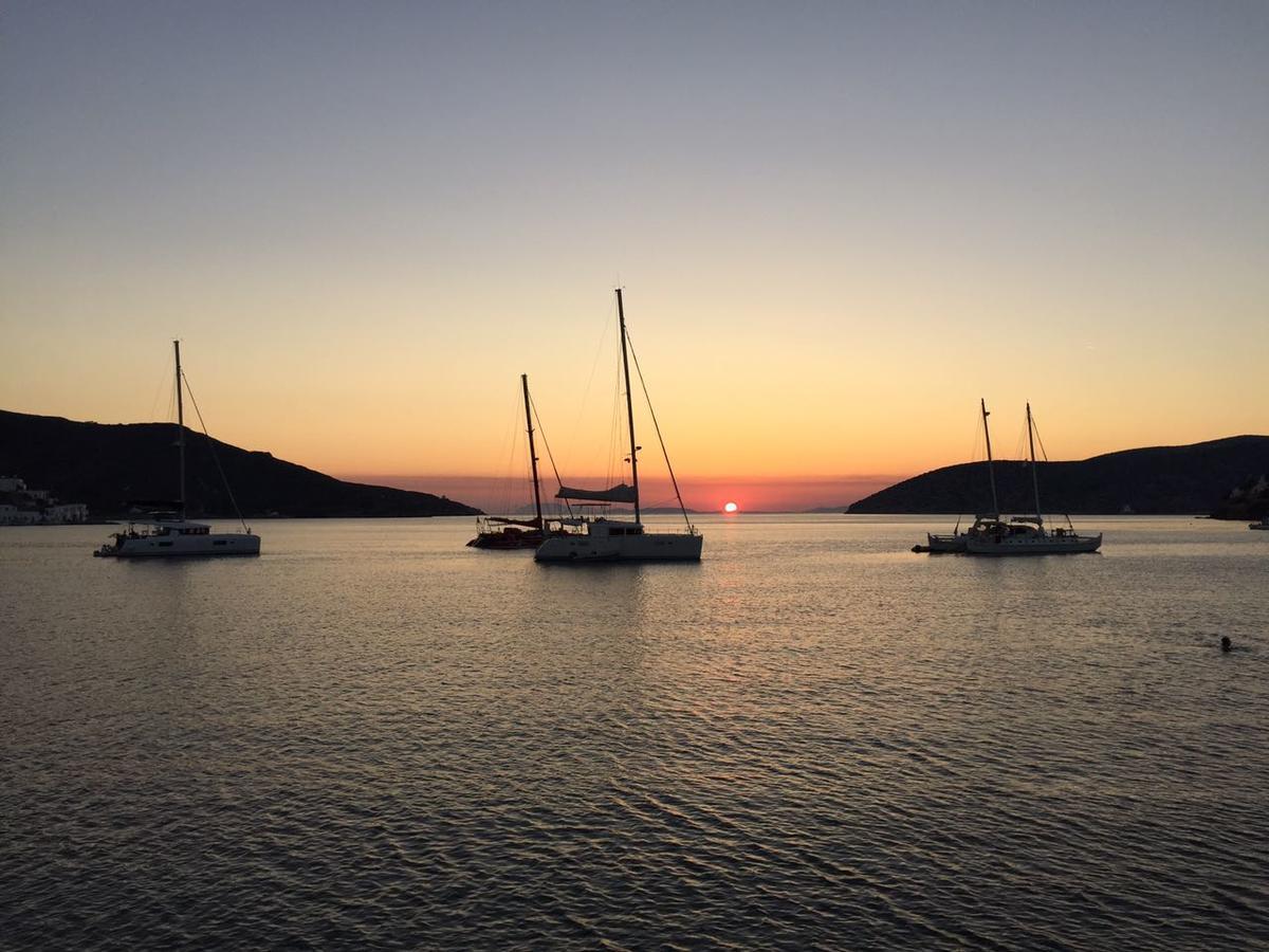 Amorgos Pearls Katapola Bagian luar foto